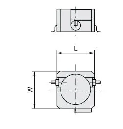 1595-1635MHz RF Surface Mount Isolator SMT Isolator